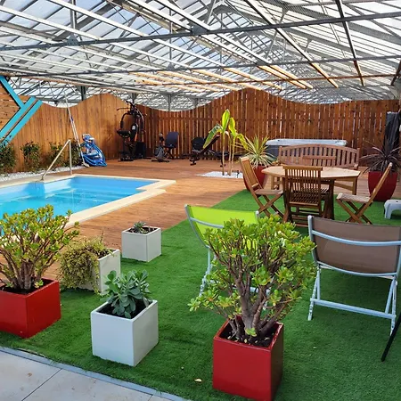 빌라 L'oasis Des Fleurs Saint-André-de-Sangonis