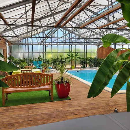 빌라 L'oasis Des Fleurs Saint-André-de-Sangonis